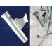 SeaLux Marine Aluminun Flared Weld On Rod Holder 10-1/4"L x 1-3/4"ID - wtih White Molded Taper Liner an Large Wing Blade