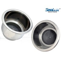 Premium Mirror Stainless Steel Recessed Cup Drink Holders ( 2pcs pack)