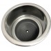 SeaLux 316 Stainless Steel Deluxe Mirror Polish Recessed Cup Drink Holders with Welded Barb ( 2 pcs )