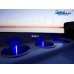 SeaLux Marine Stainless steel BLUE Illuminated LED Drink Holder