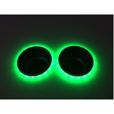 Stainless steel Drink Holder with illuminated GREED LED Ring Belt (Sold as Each)