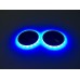 Stainless steel Drink Holder with illuminated BLUE LED Ring Belt (Sold as Each)